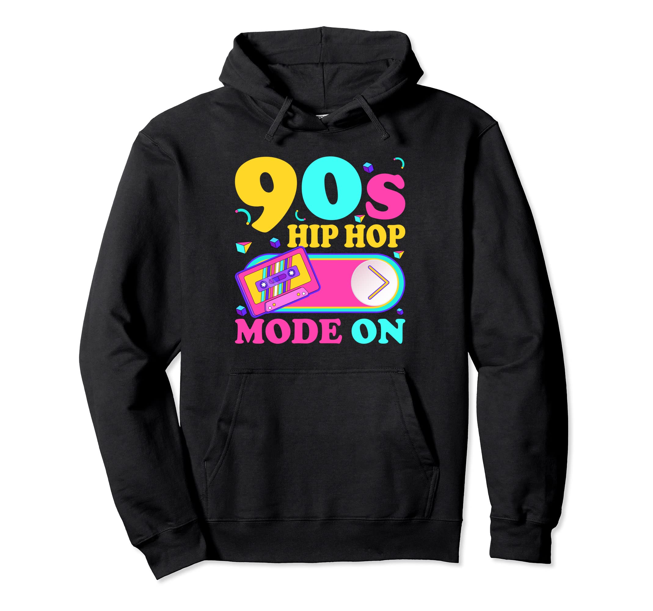 90S Hip Hop Lover Gangster Rap Old Hoodie - Fun Novelty Design Men Women - T-Shirt, Sweatshirt, Hoodie