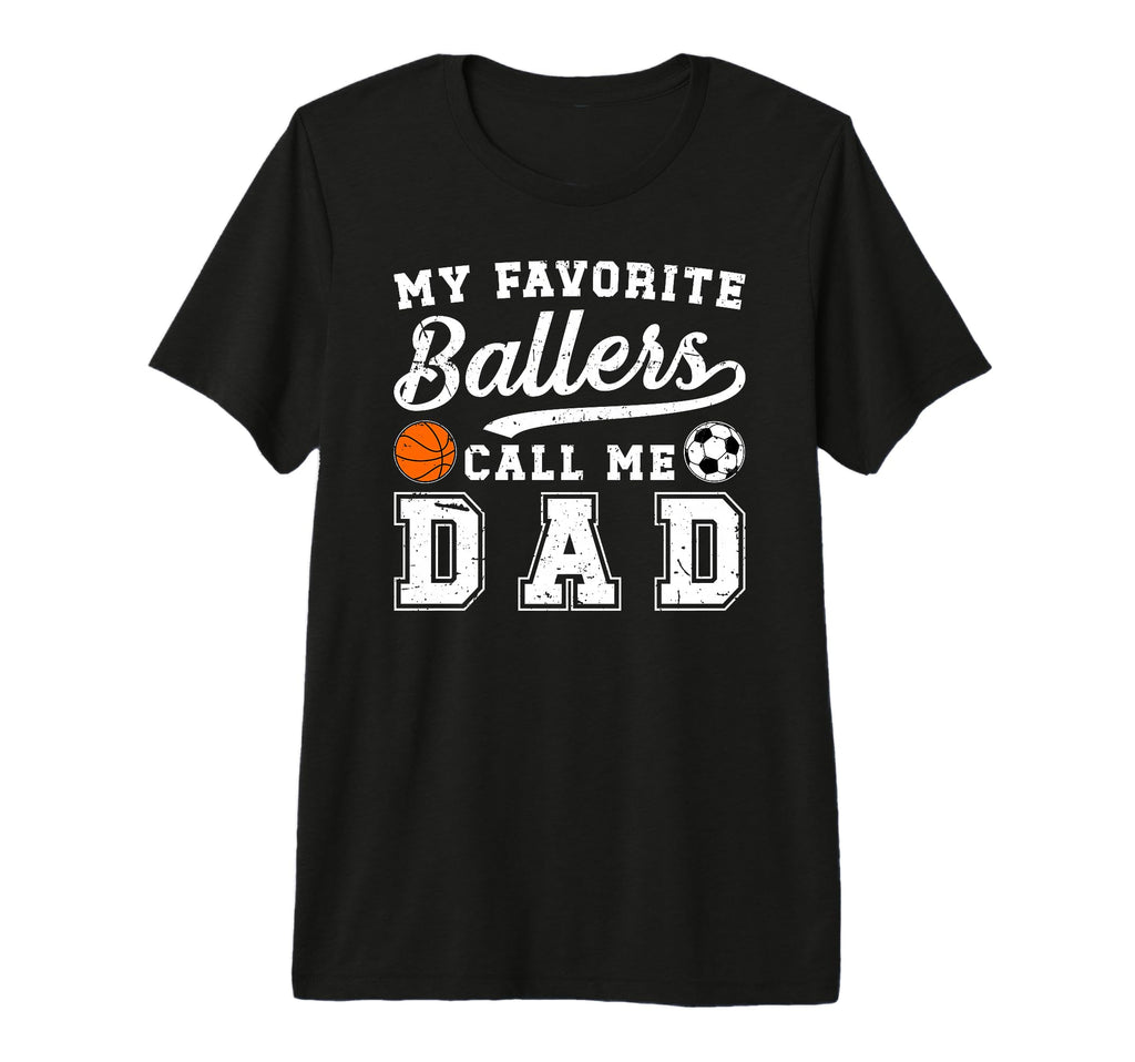 Mens My Favorite Ballers Call Me T-Shirt - Fun Novelty Design for Adults - T-Shirt, Sweatshirt, Hoodie