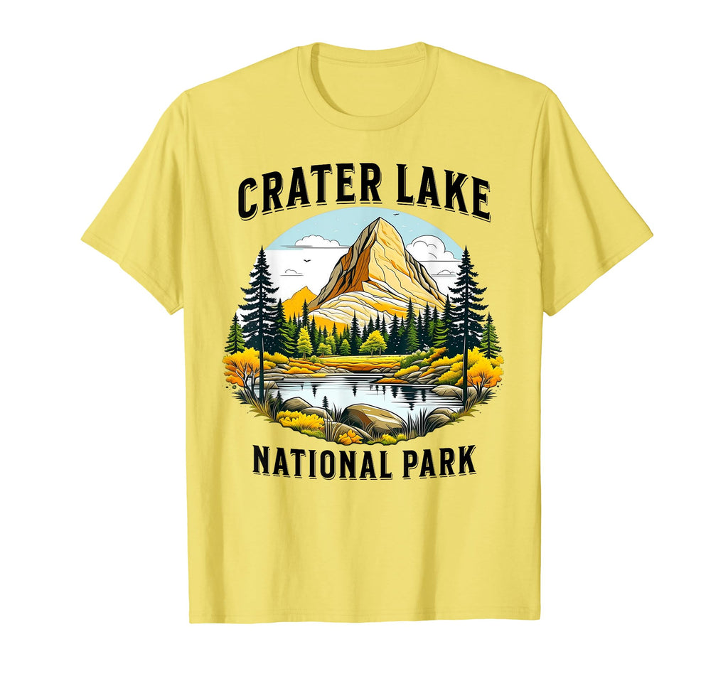 Crater Lake National Park Oregon Usa T-Shirt - Minimalist Print for Adults - T-Shirt, Sweatshirt, Hoodie