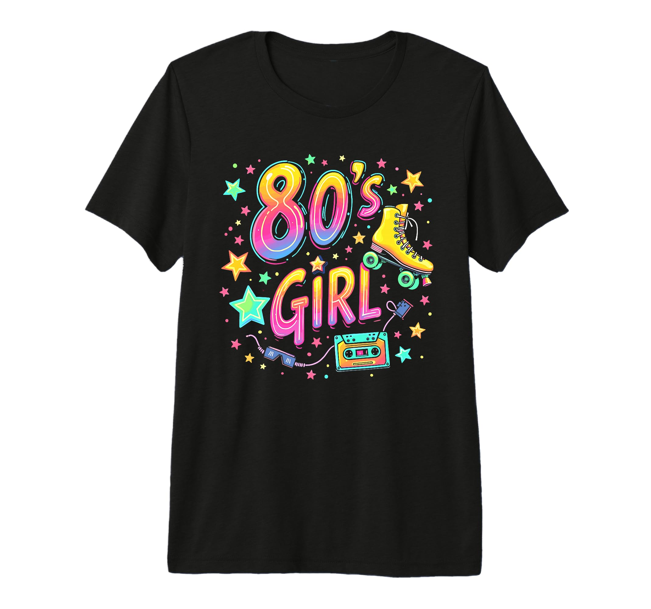 80S Roller Skate Tri Blend T-Shirt - Unique Graphic Unisex - T-Shirt, Sweatshirt, Hoodie