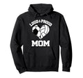 Loud Proud Mom Soccer Volleyball Heart Hoodie - Novelty Apparel for Adults - T-Shirt, Sweatshirt, Hoodie