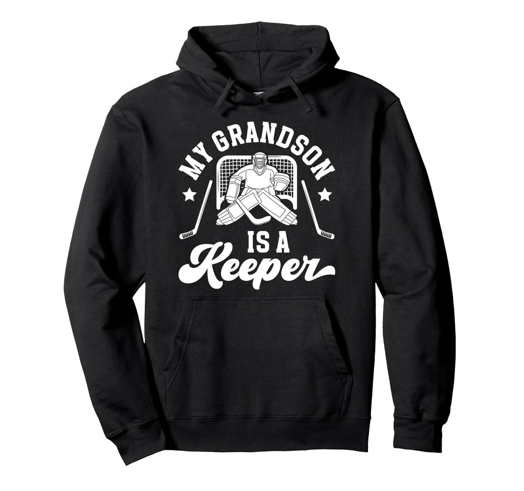 Proud Hockey Keeper Pop Pop Ice Hoodie - Aesthetic Graphic Men Women - T-Shirt, Sweatshirt, Hoodie