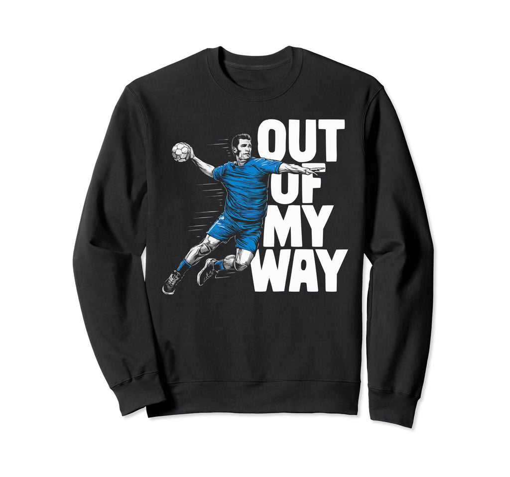 I Love Handball Player Sports Sweatshirt - Minimalist Print Men Women - T-Shirt, Sweatshirt, Hoodie