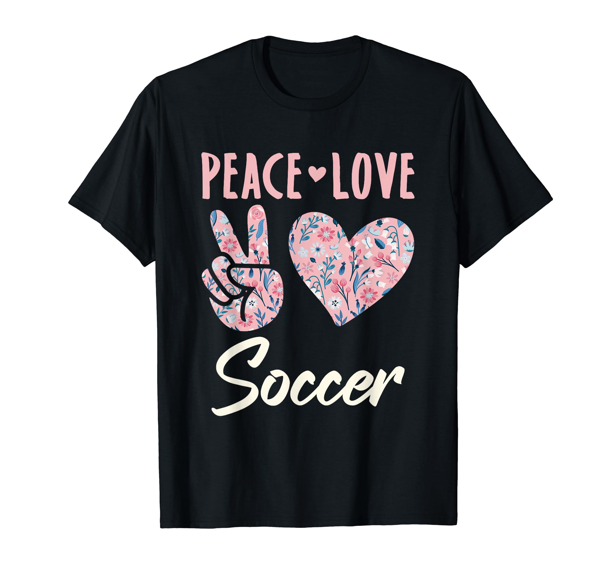 Peace Love Soccer Gifts And Sweatshirt - Minimalist Print for Adults - T-Shirt, Sweatshirt, Hoodie