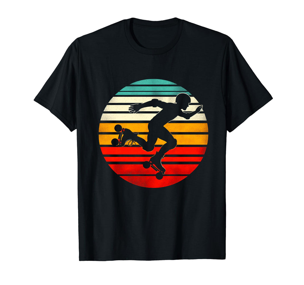Skater Roller Skating Roller Skate T-Shirt - Fun Novelty Design for Adults - T-Shirt, Sweatshirt, Hoodie