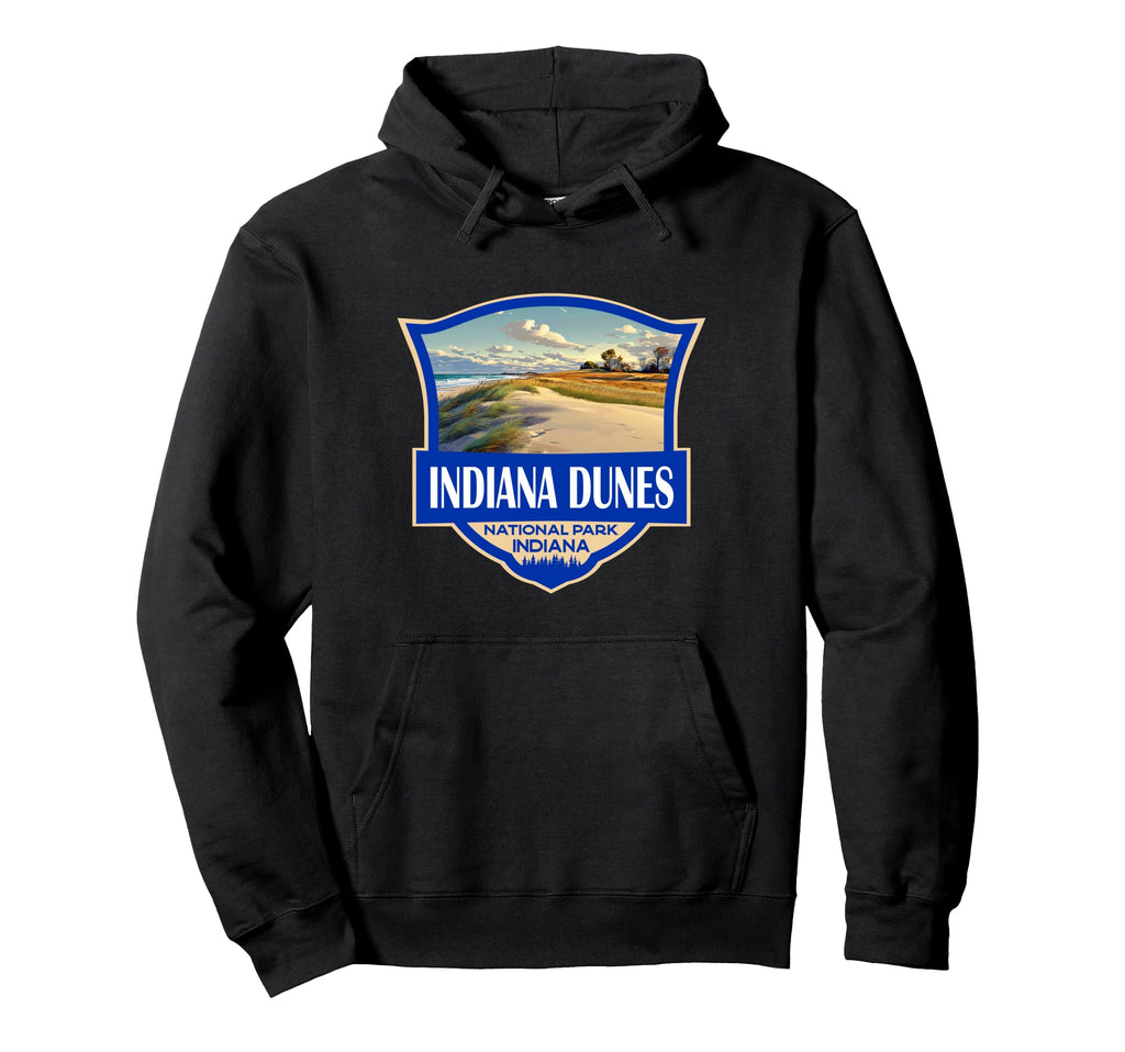 Indiana Dunes National Park Illustration Hoodie - Custom Art Print Unisex - T-Shirt, Sweatshirt, Hoodie