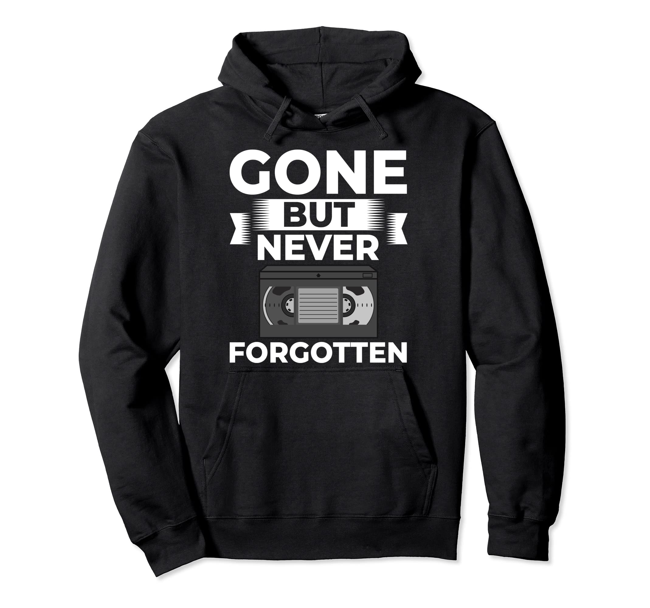 Vhs Player Videotape Video Cassette Hoodie - Casual Everyday Wear Unisex - T-Shirt, Sweatshirt, Hoodie