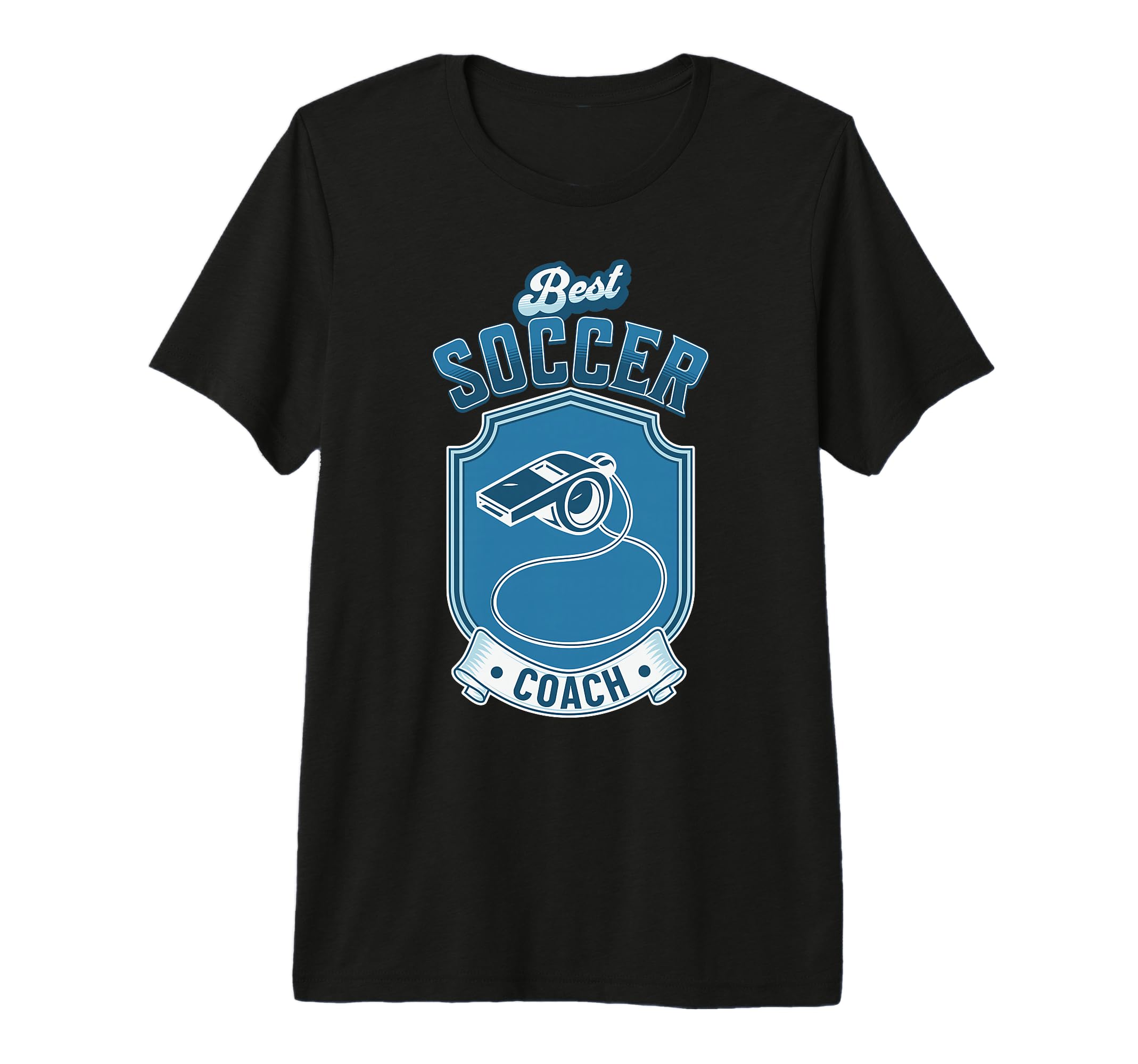 Fun Gift Best Soccer Coach Tri Blend T-Shirt - Novelty Apparel for Adults - T-Shirt, Sweatshirt, Hoodie
