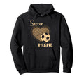 Leopard Soccer Mother Hoodie - Minimalist Print for Adults - T-Shirt, Sweatshirt, Hoodie