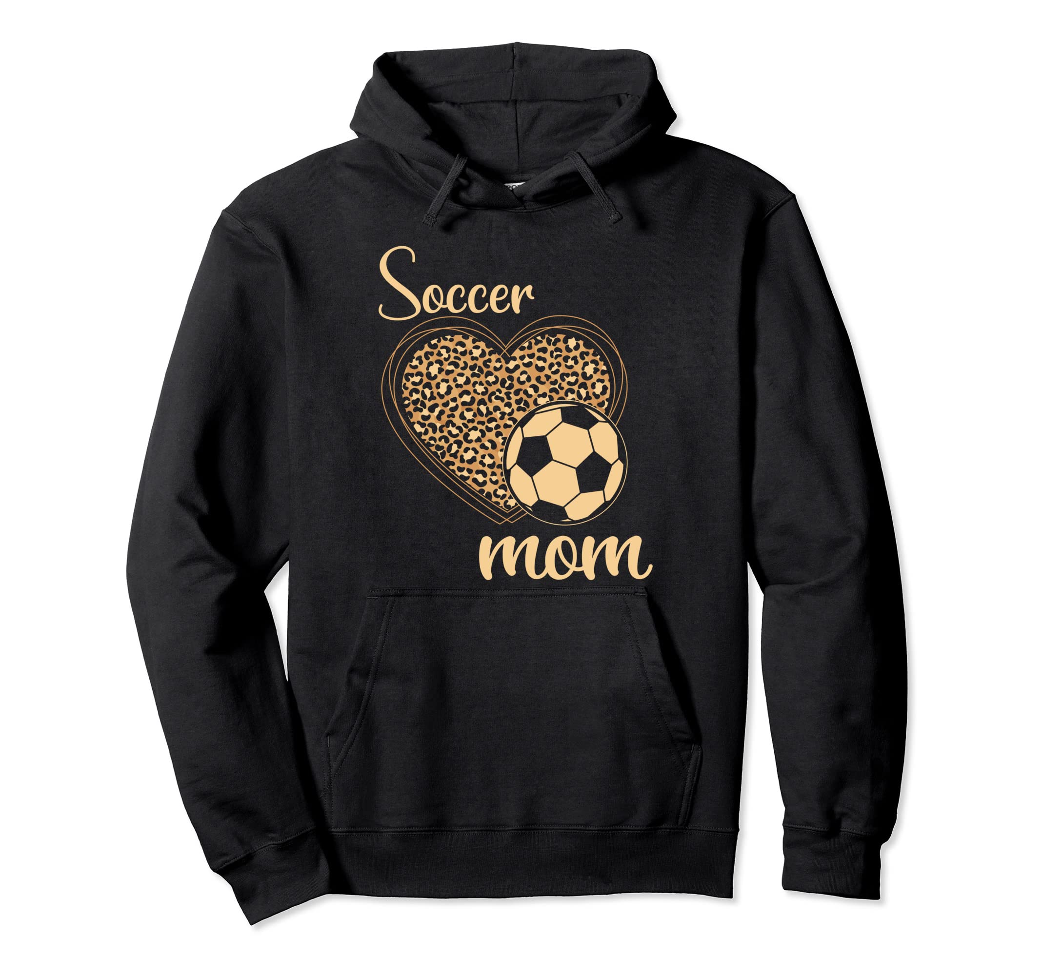 Leopard Soccer Mother Hoodie - Minimalist Print for Adults - T-Shirt, Sweatshirt, Hoodie