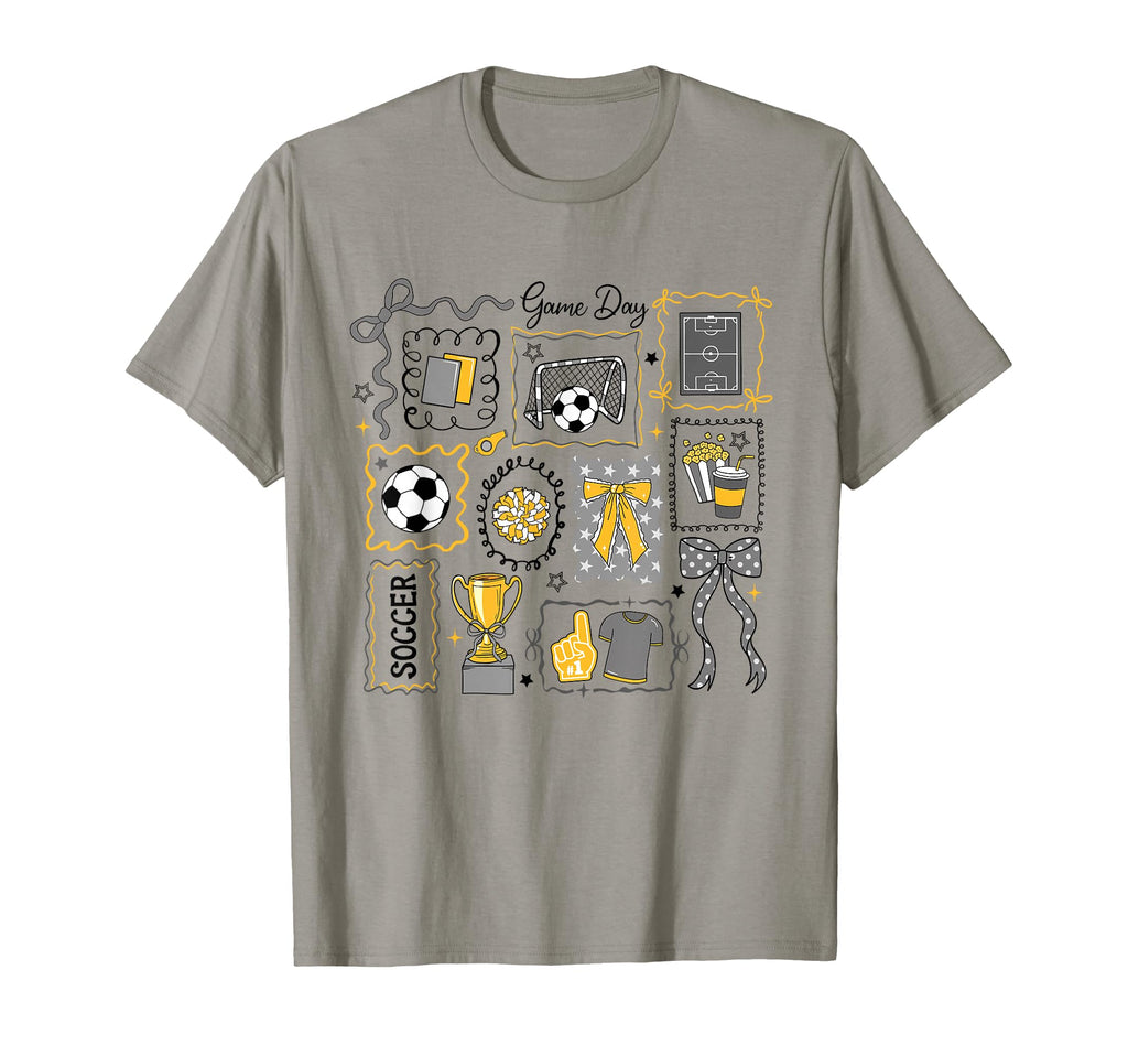 Game Day Soccer Bow Funny Soccer Lovers T-Shirt - Trendy Graphic Men Women - T-Shirt, Sweatshirt, Hoodie