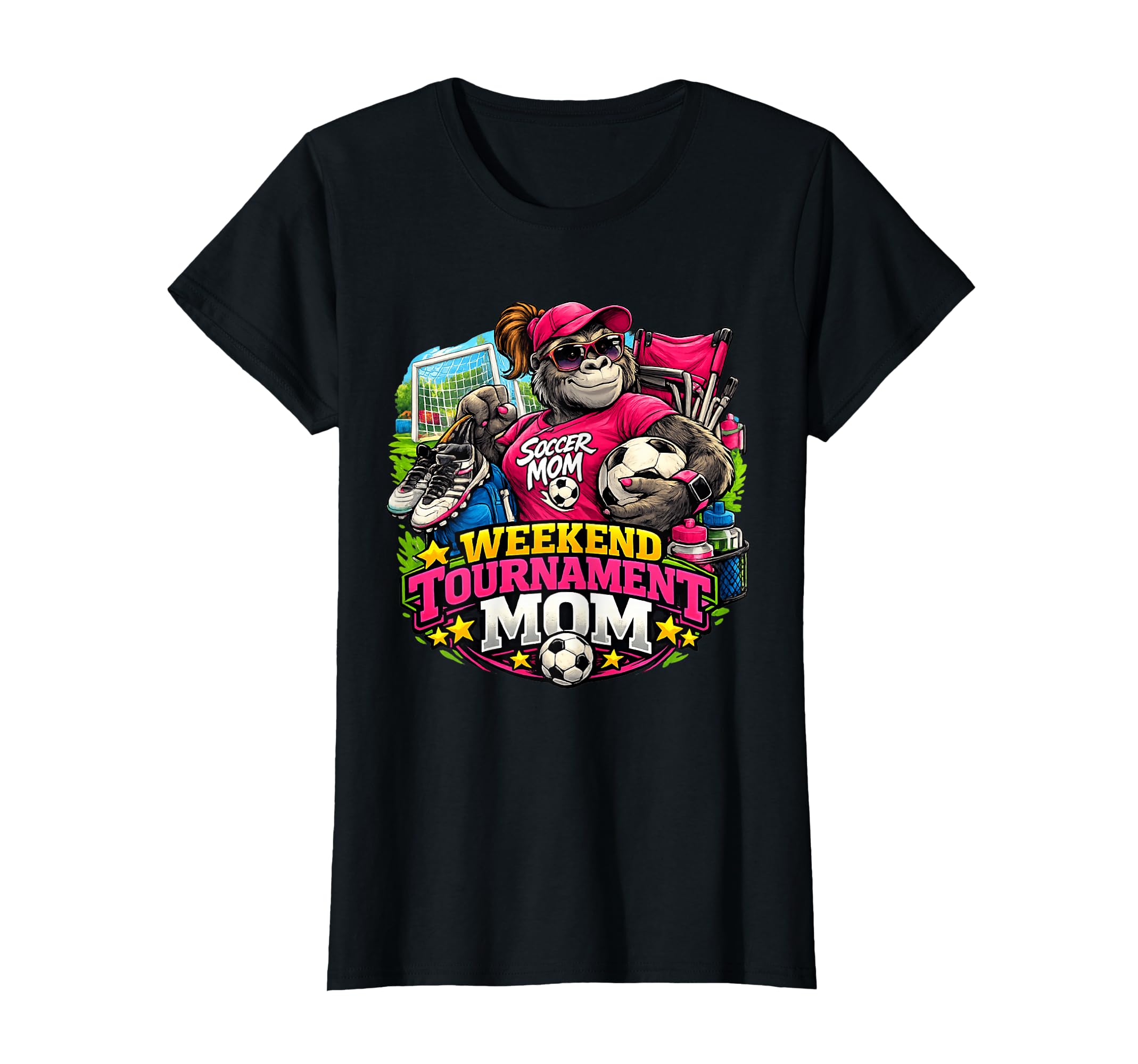 Weekend Tournament Soccer Mom Funny T-Shirt - Streetwear Style for Adults - T-Shirt, Sweatshirt, Hoodie