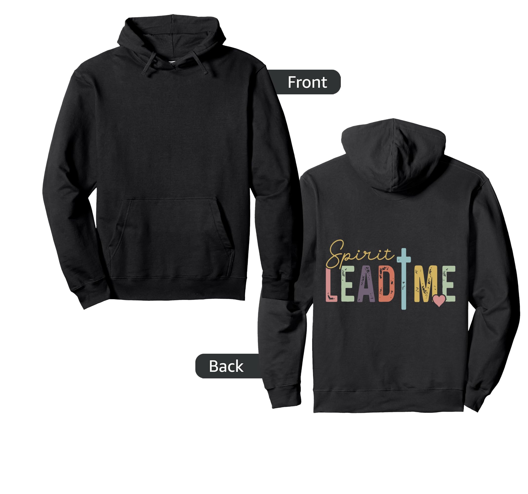 Spirit Lead Me Spirit Religious Hoodie - Novelty Apparel for Adults - T-Shirt, Sweatshirt, Hoodie