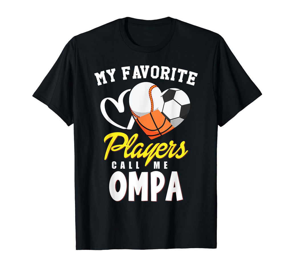 My Favorite Players Baseball Soccer T-Shirt - Novelty Apparel Unisex - T-Shirt, Sweatshirt, Hoodie