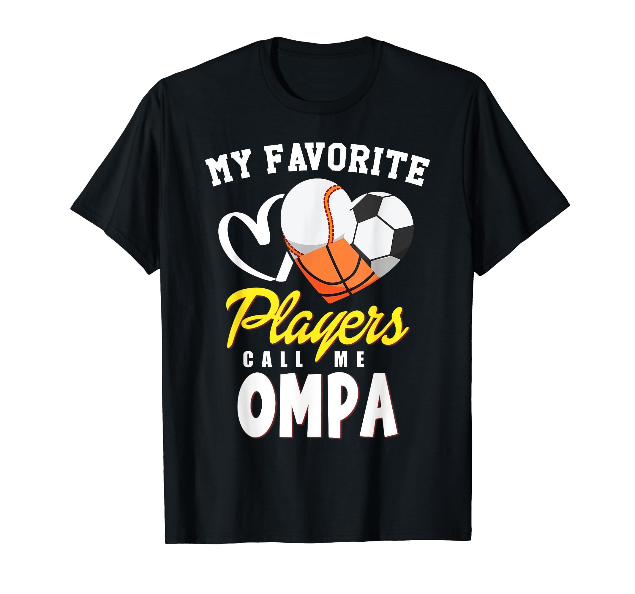 My Favorite Players Baseball Soccer T-Shirt - Novelty Apparel Unisex - T-Shirt, Sweatshirt, Hoodie
