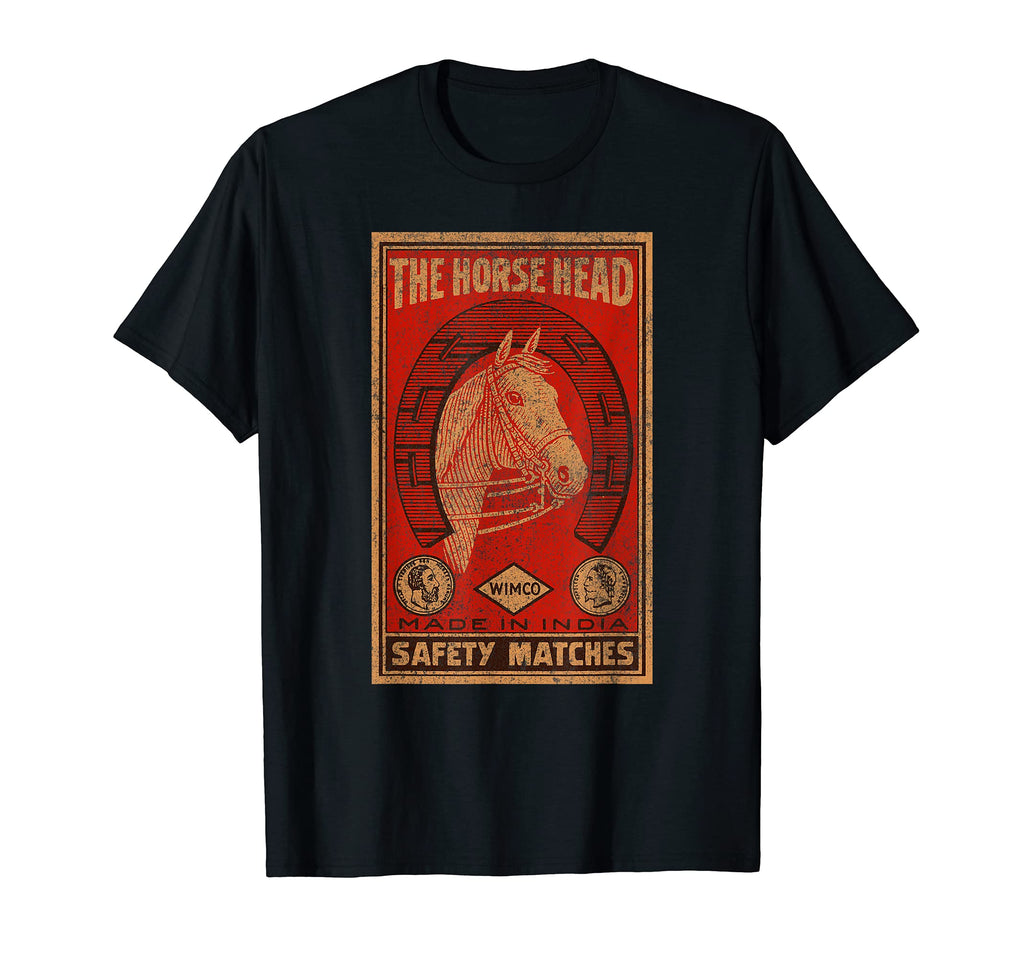 Matchbook Collector Gift Horse Head T-Shirt - Novelty Apparel for Adults - T-Shirt, Sweatshirt, Hoodie