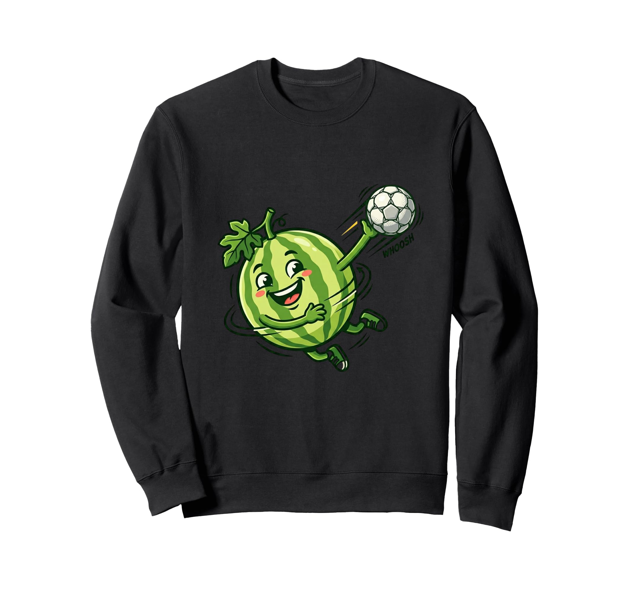 Watermelon Soccer Player Number 7 Sweatshirt - Casual Everyday Wear Unisex - T-Shirt, Sweatshirt, Hoodie