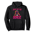 Please Dont Feed Goalie Ice Hockey Hoodie - Custom Art Print for Adults - T-Shirt, Sweatshirt, Hoodie
