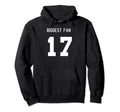Number 17 Biggest Fan Sport Spirit Hoodie - Streetwear Style for Adults - T-Shirt, Sweatshirt, Hoodie