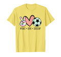 Soccer Lover Gifts Peace Love Soccer T-Shirt - Novelty Apparel Men Women - T-Shirt, Sweatshirt, Hoodie