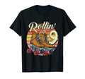 8Th Bday Outfit 9 Year Old Rolling Into T-Shirt - Aesthetic Graphic Unisex - T-Shirt, Sweatshirt, Hoodie