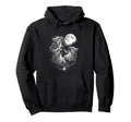 3 Howling Fox Moon Funny 80S 90S Hoodie - Aesthetic Graphic Unisex - T-Shirt, Sweatshirt, Hoodie
