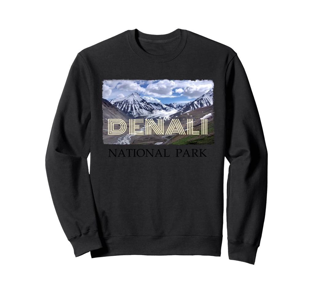 Denali Alaska National Park Sweatshirt - Fun Novelty Design Men Women - T-Shirt, Sweatshirt, Hoodie