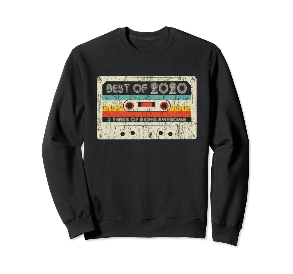 Best 2020 3Rd Birthday Cassette Tape Sweatshirt - Streetwear Style Unisex - T-Shirt, Sweatshirt, Hoodie