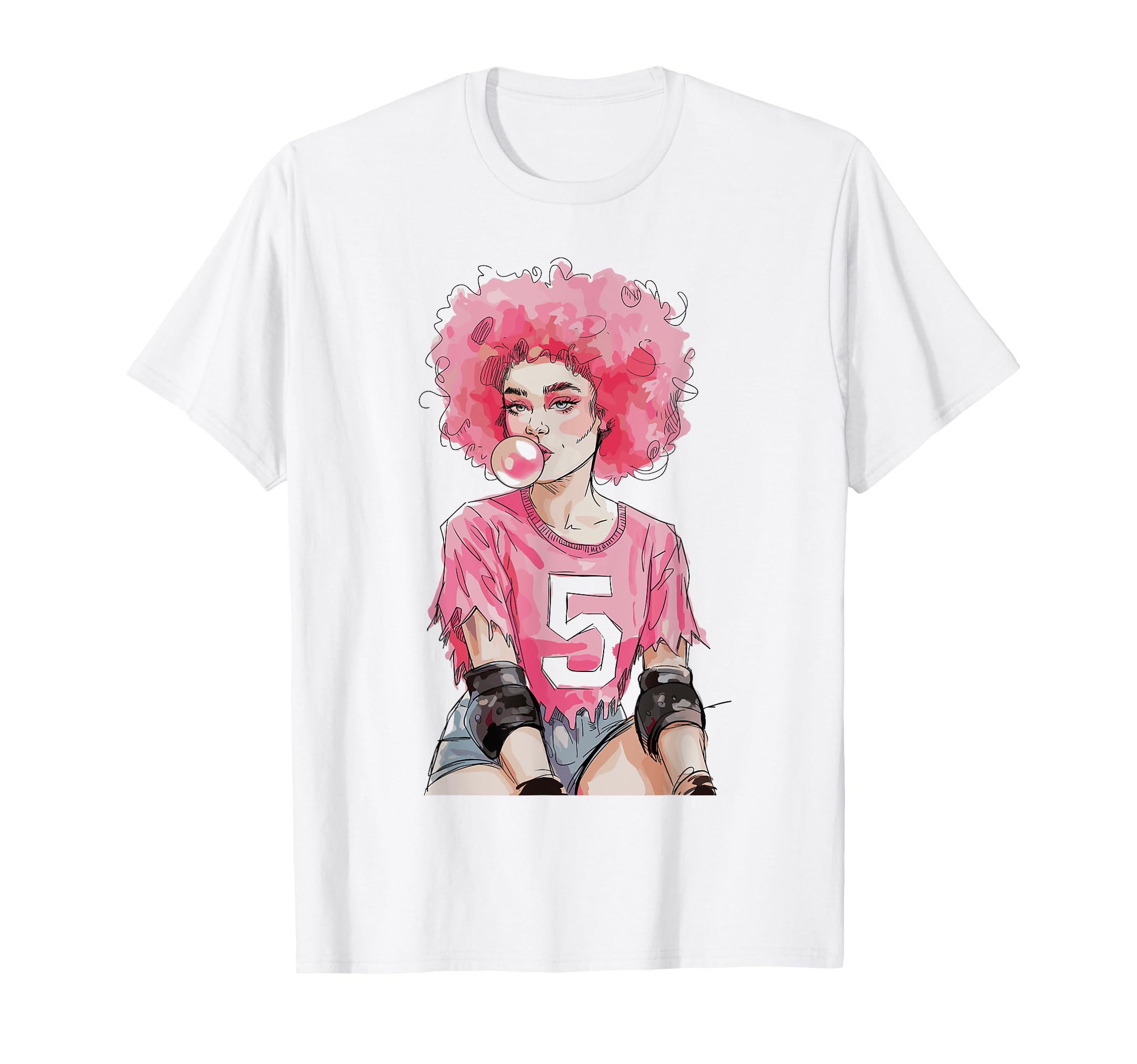 Roller Skating Skate 80S Roller Derby T-Shirt - Trendy Graphic for Adults - T-Shirt, Sweatshirt, Hoodie