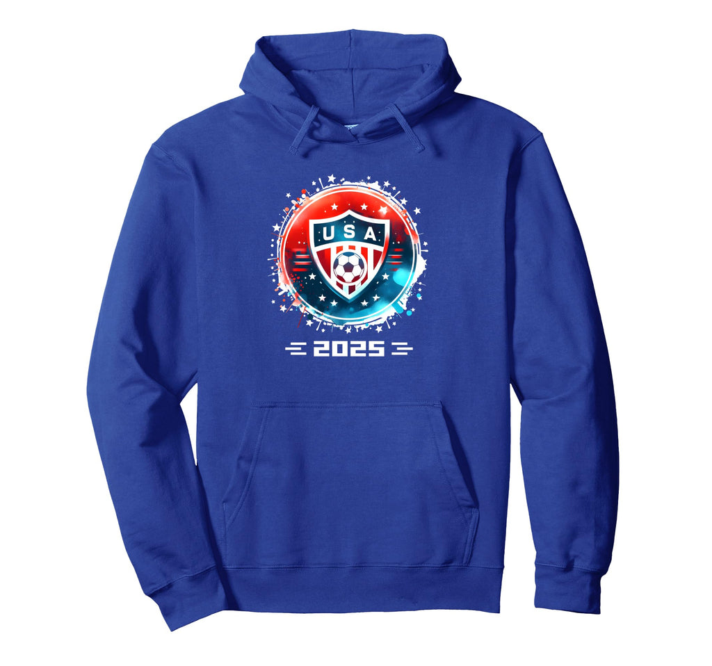 American Flag Soccer Team Soccer 2025 Hoodie - Streetwear Style Unisex - T-Shirt, Sweatshirt, Hoodie