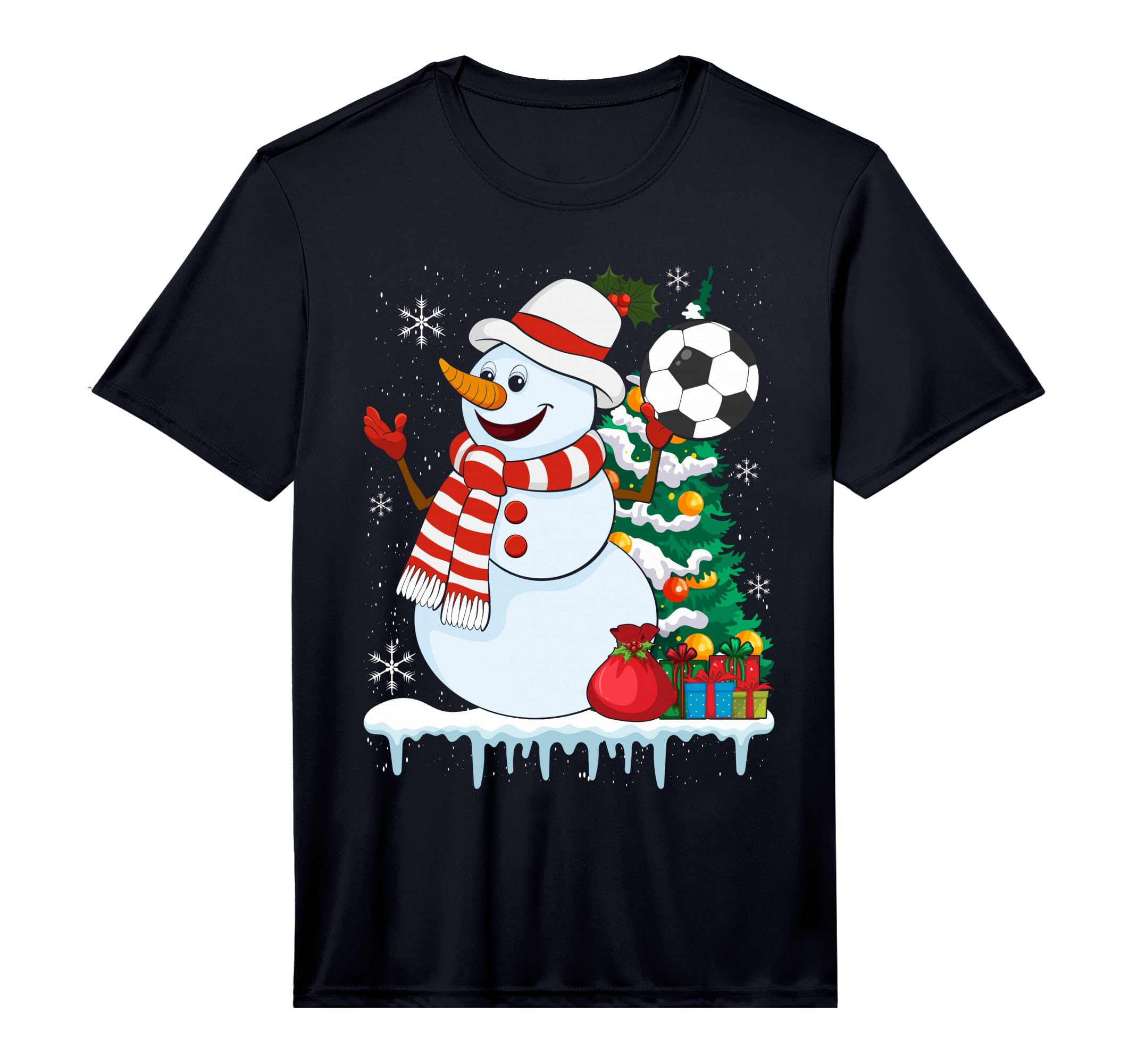 Goalkeeper Soccer Snowman Performance T-Shirt - Minimalist Print Men Women - T-Shirt, Sweatshirt, Hoodie