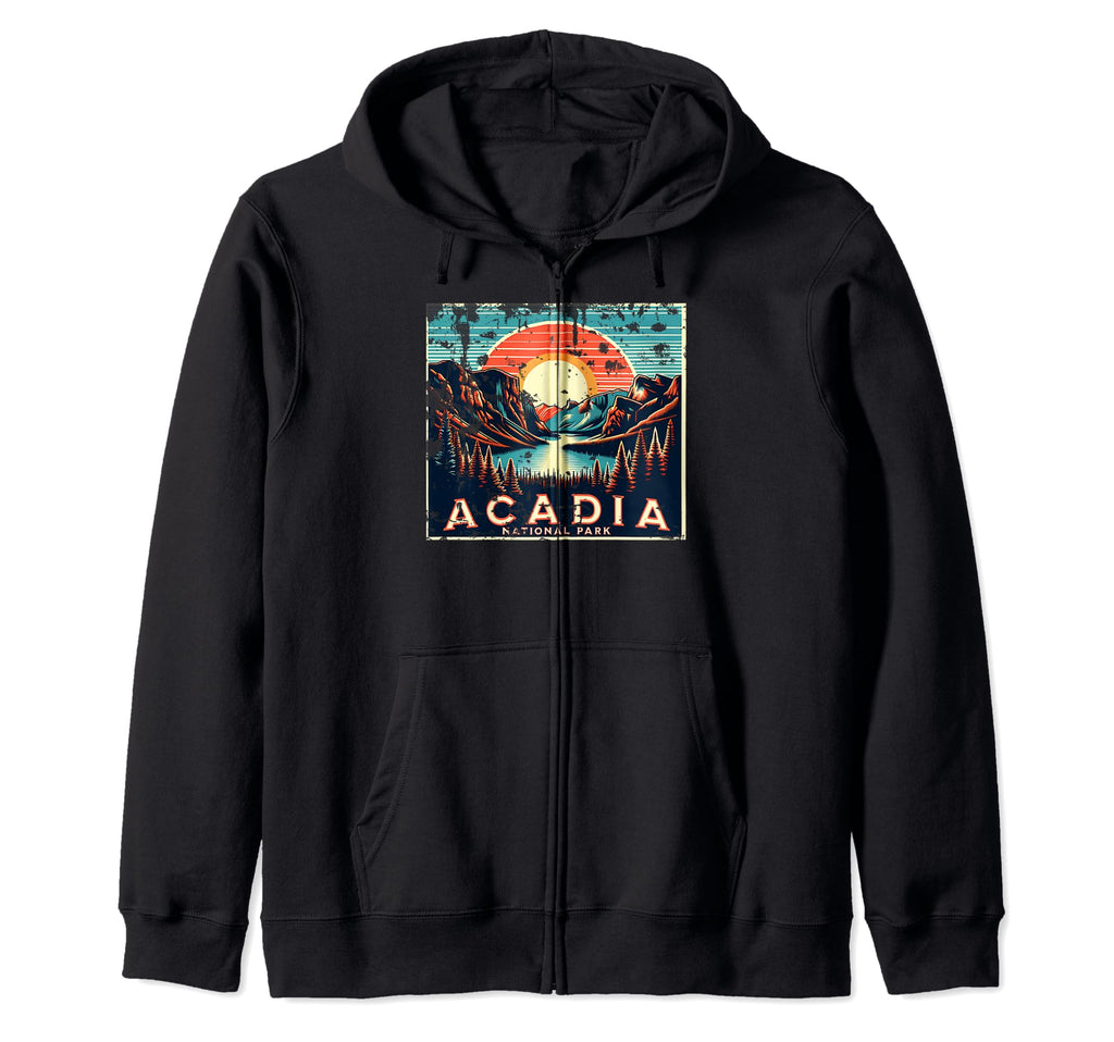 Acadia National Park Maine Usa Outdoor Sweatshirt - Unique Graphic Unisex - T-Shirt, Sweatshirt, Hoodie