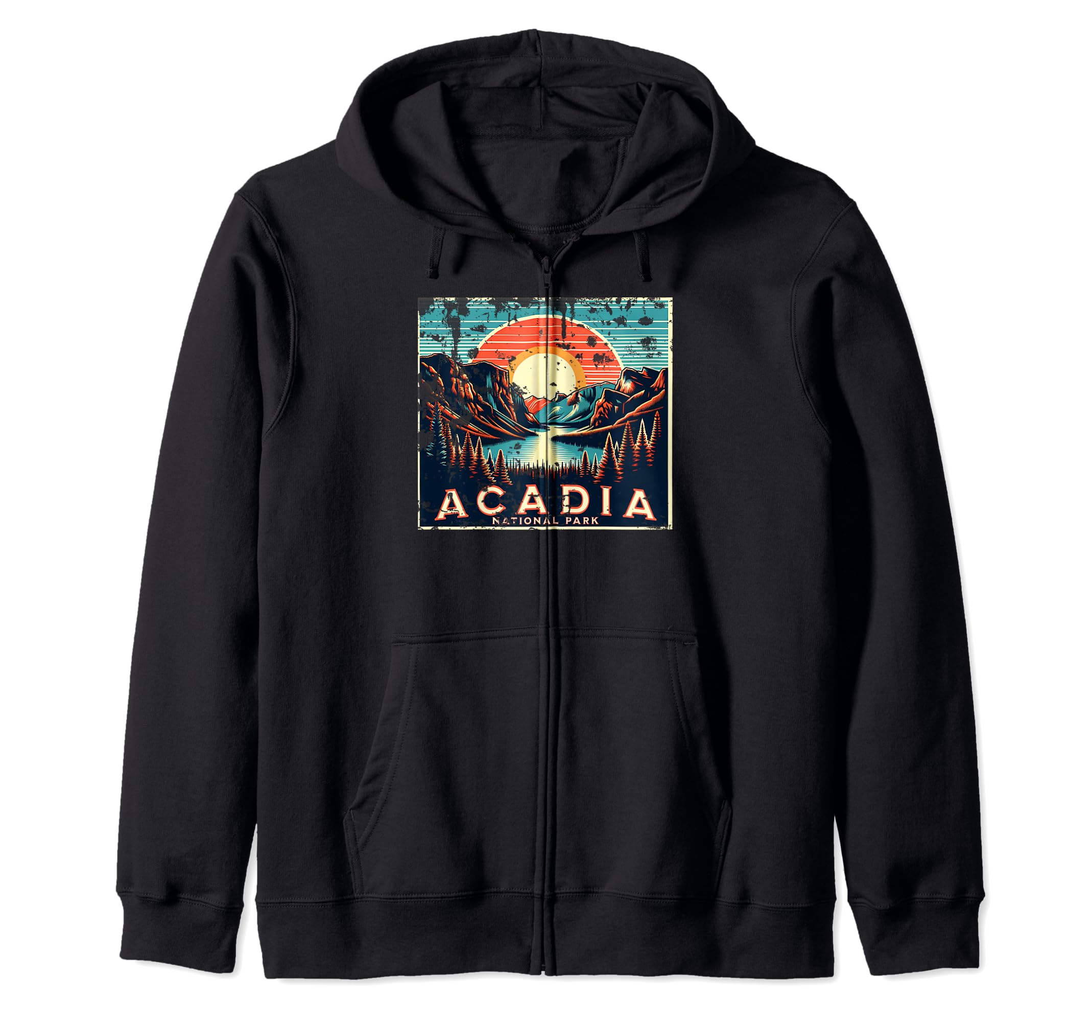 Acadia National Park Maine Usa Outdoor Sweatshirt - Unique Graphic Unisex - T-Shirt, Sweatshirt, Hoodie