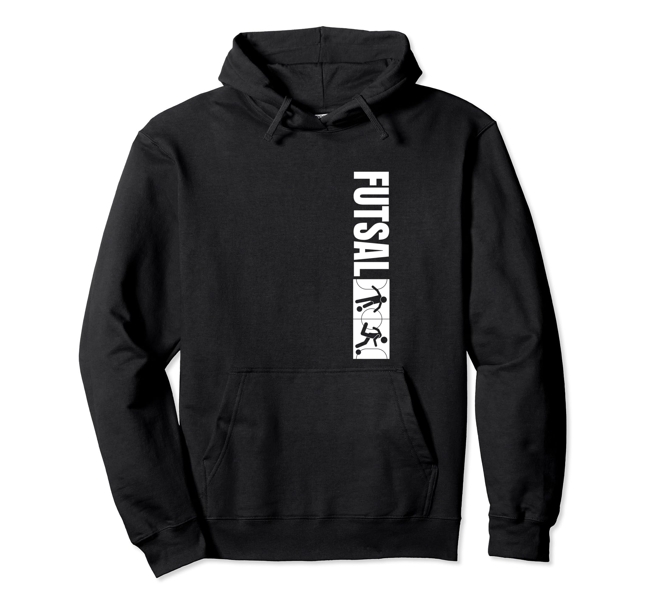 Futsal Coach Distressed Futsal Hoodie - Graphic Print for Adults - T-Shirt, Sweatshirt, Hoodie