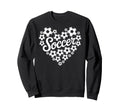 Soccer Heart Sweatshirt - Fun Novelty Design for Adults - T-Shirt, Sweatshirt, Hoodie