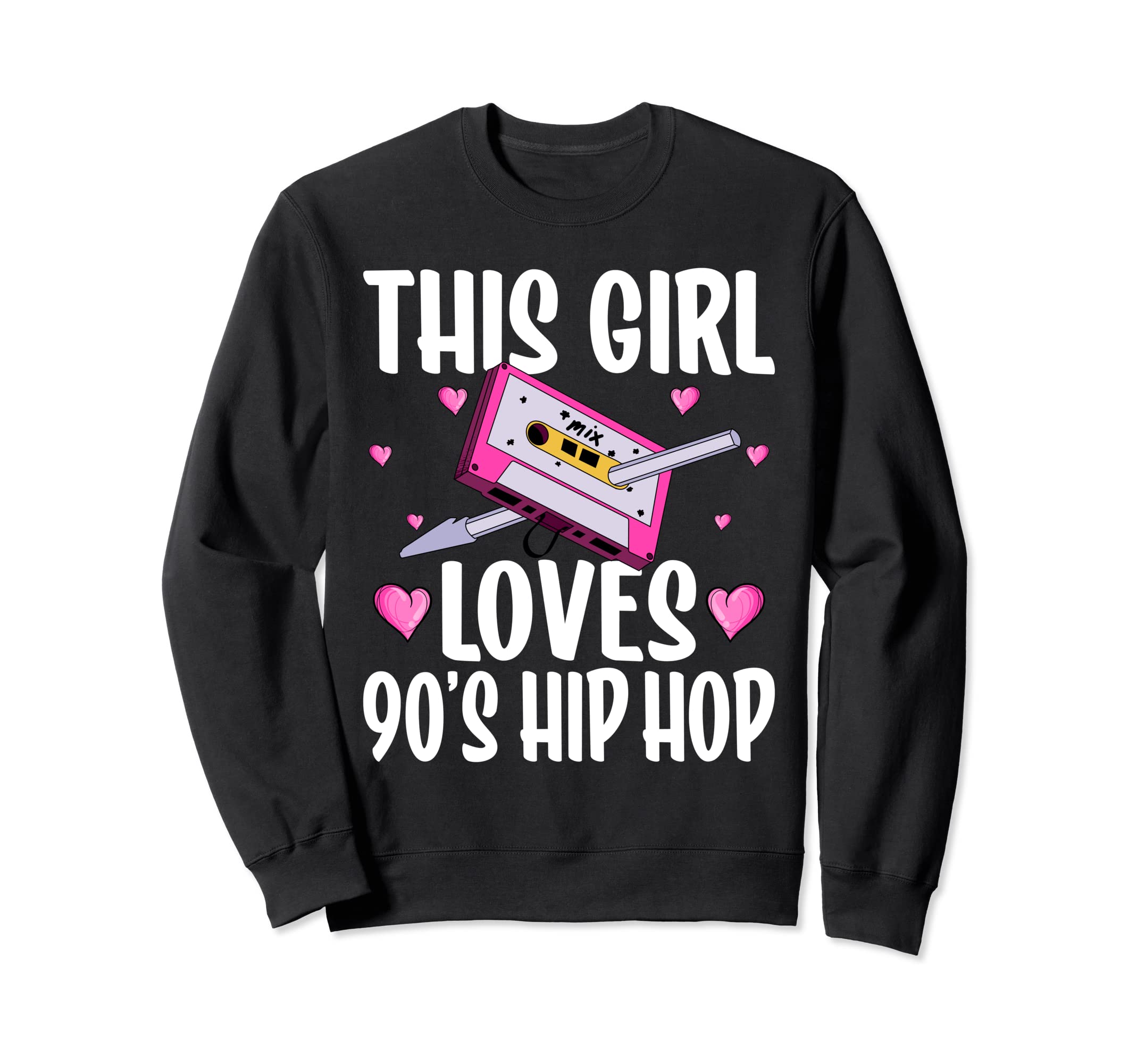 Love 90S Hip Hop Gangster Rap Old School Sweatshirt - Unique Graphic Unisex - T-Shirt, Sweatshirt, Hoodie