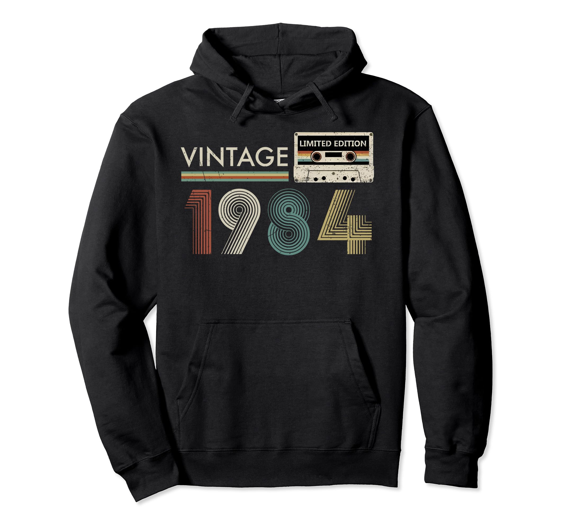 1984 39Th Birthday Music Cassette Hoodie - Unique Graphic Men Women - T-Shirt, Sweatshirt, Hoodie