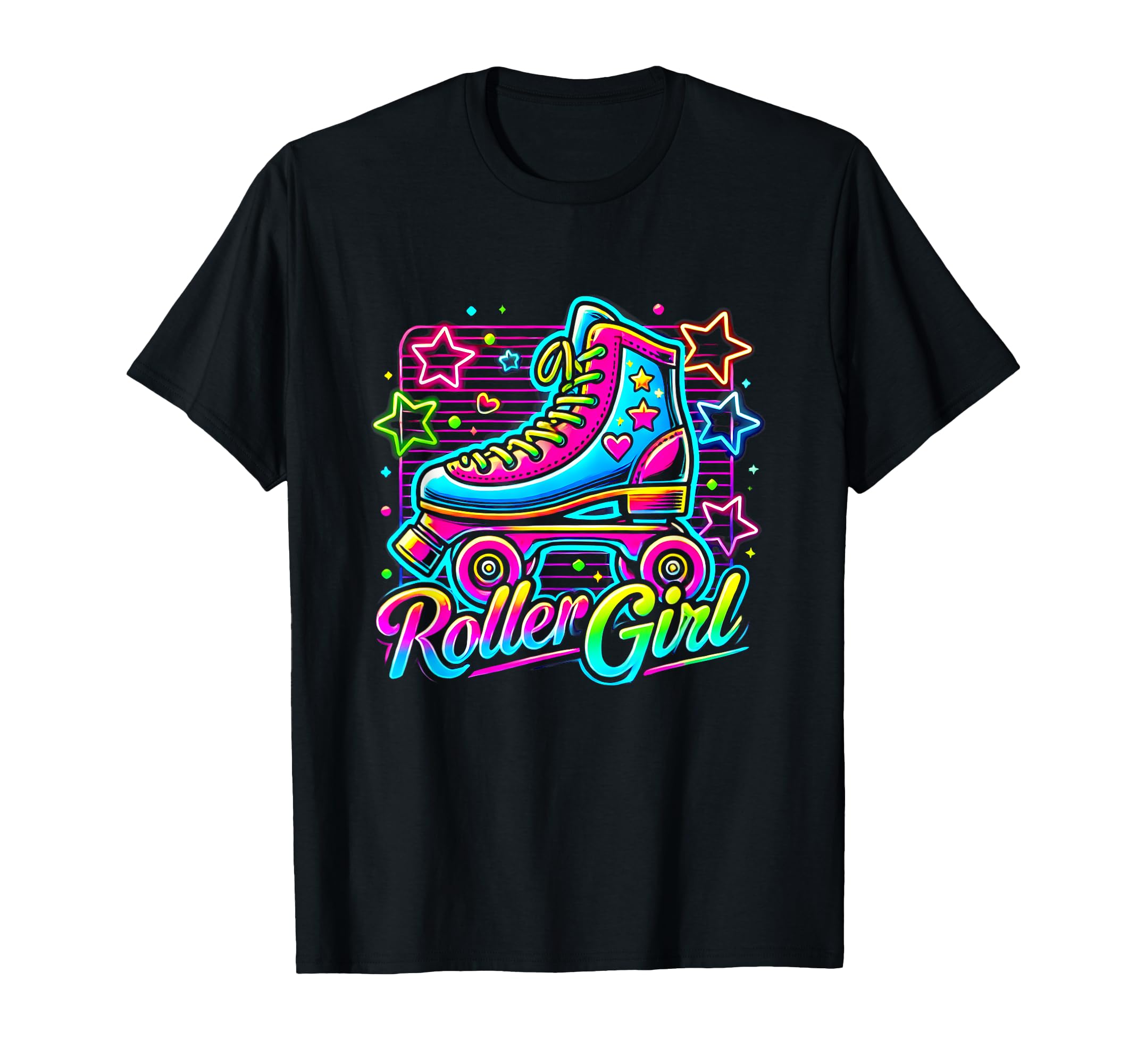 Roller Skater Skating 70S 80S 90S Skates T-Shirt - Novelty Apparel Unisex - T-Shirt, Sweatshirt, Hoodie