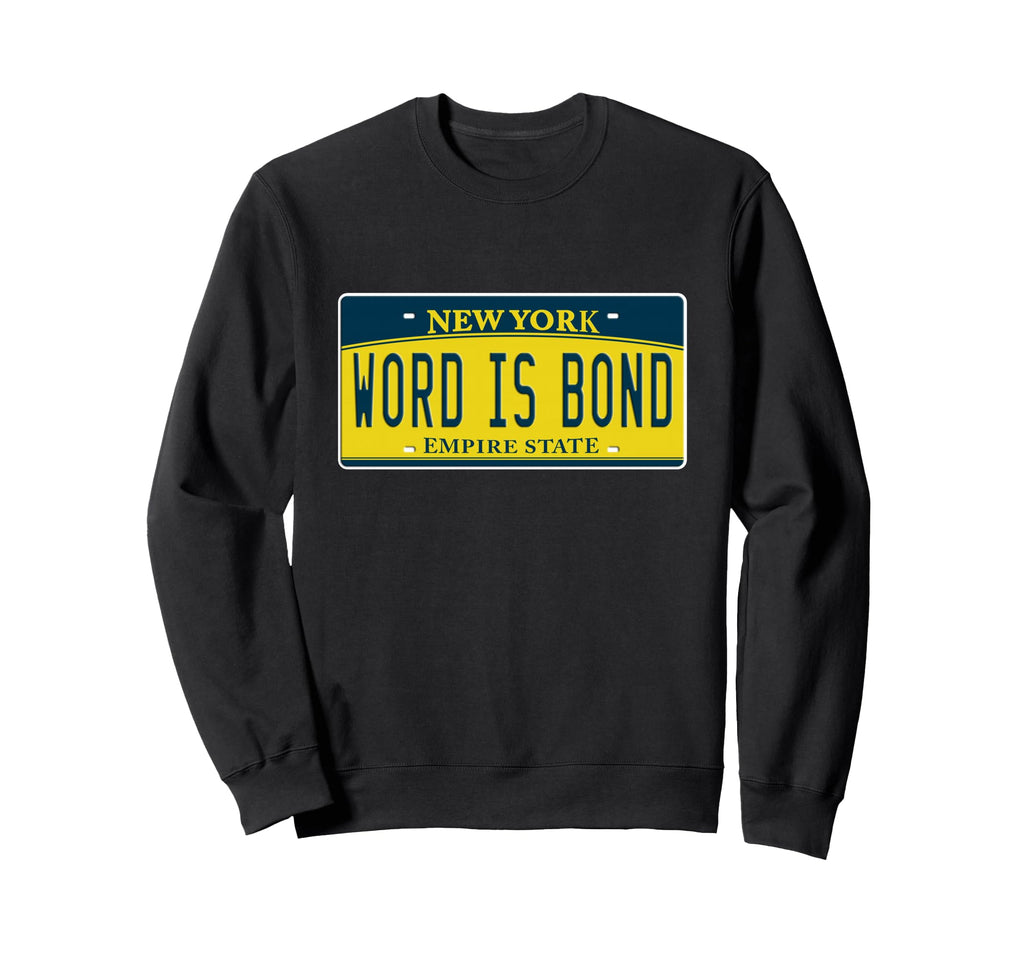 Word Is Bond Old School Hip Hop Sweatshirt - Custom Art Print for Adults - T-Shirt, Sweatshirt, Hoodie