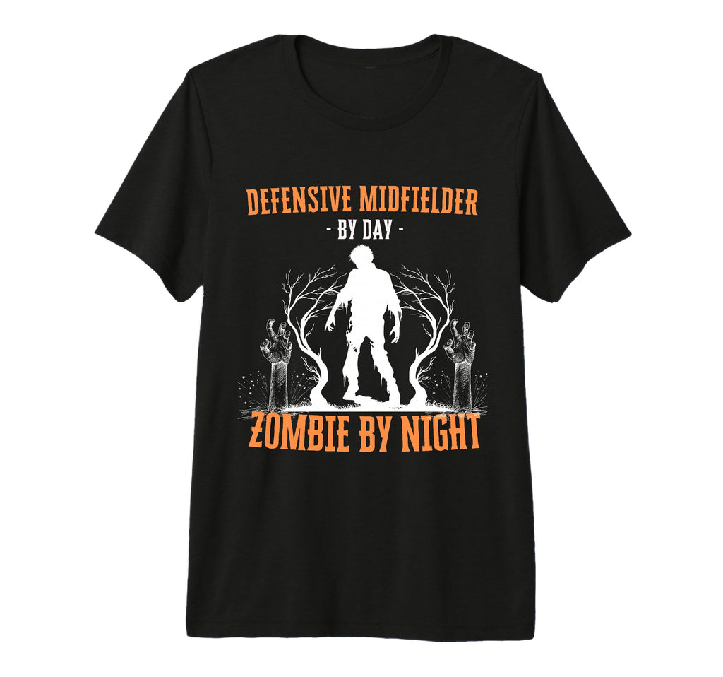 Defensive Midfielder Day Zombie T-Shirt - Streetwear Style for Adults - T-Shirt, Sweatshirt, Hoodie