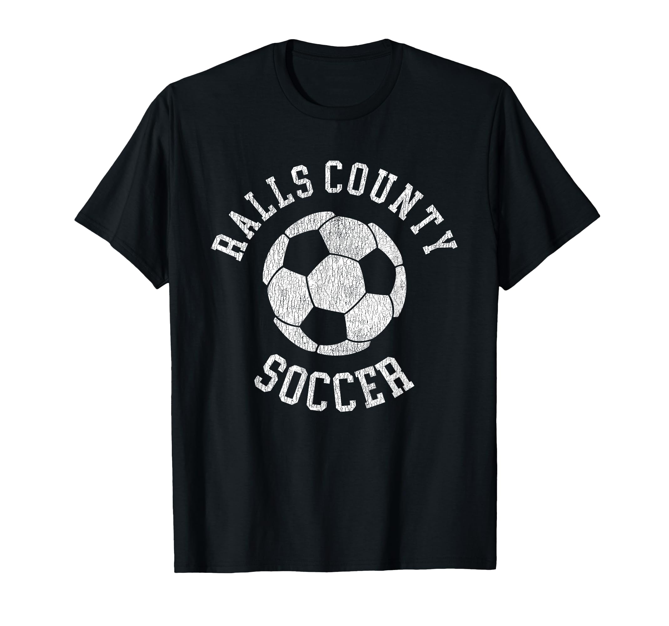 Ralls County Soccer Distressed 90S T-Shirt - Fun Novelty Design Unisex - T-Shirt, Sweatshirt, Hoodie
