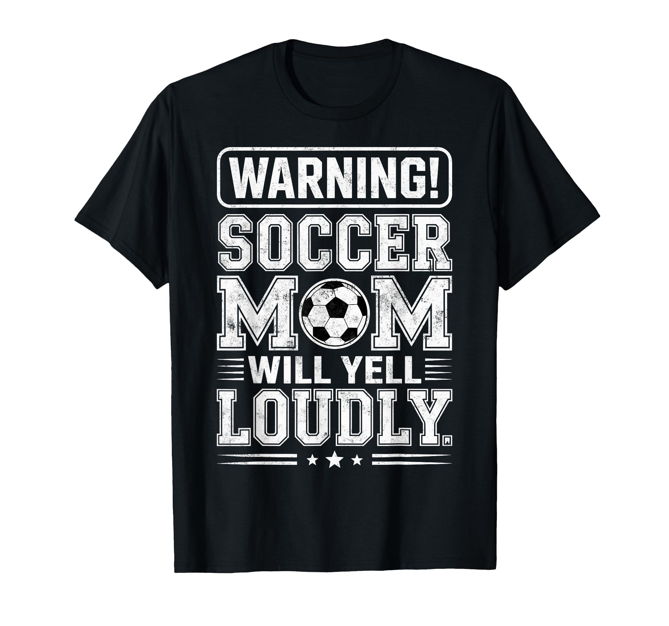 Warning Soccer Football Mom T-Shirt - Casual Everyday Wear for Adults - T-Shirt, Sweatshirt, Hoodie
