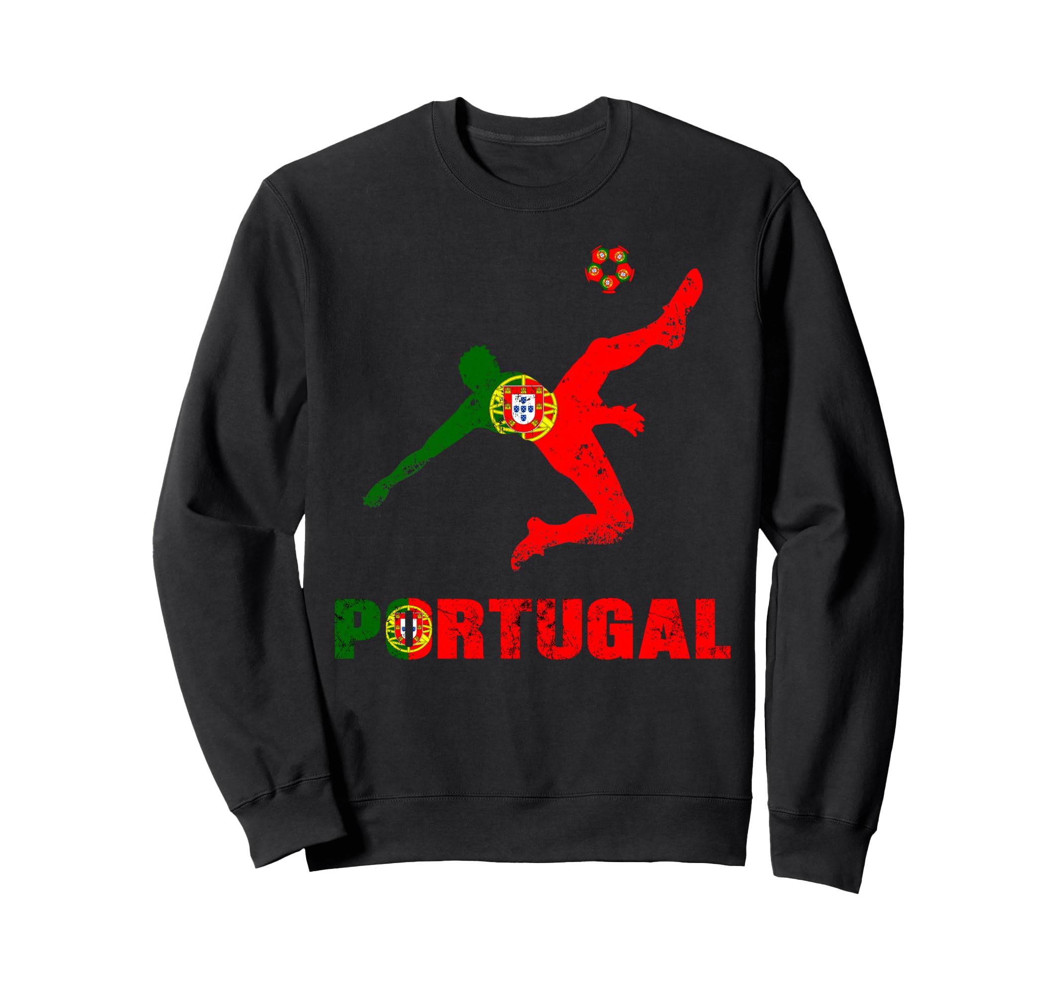 Portugal Soccer Football Game Sweatshirt - Aesthetic Graphic Men Women - T-Shirt, Sweatshirt, Hoodie