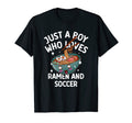 Just Who Loves Ramen Soccer Funny T-Shirt - Streetwear Style Unisex - T-Shirt, Sweatshirt, Hoodie