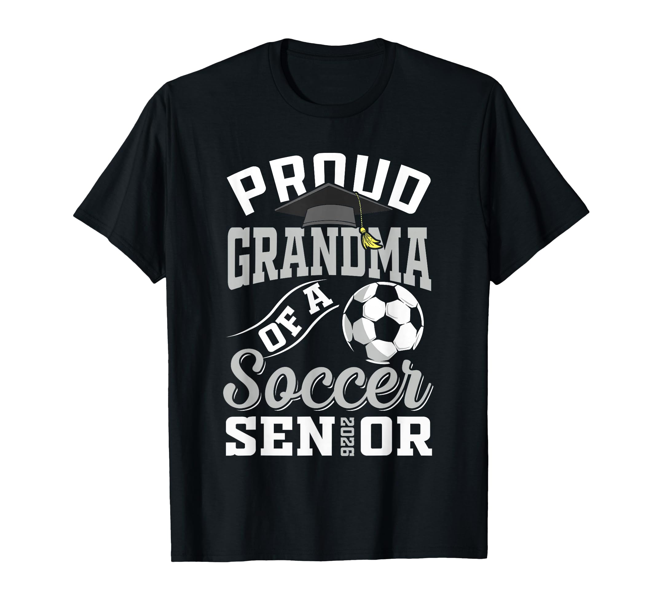 Proud Grandma Soccer Senior Class T-Shirt - Custom Art Print for Adults - T-Shirt, Sweatshirt, Hoodie