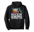 Roller Skating Roller Skater Hoodie - Casual Everyday Wear Men Women - T-Shirt, Sweatshirt, Hoodie