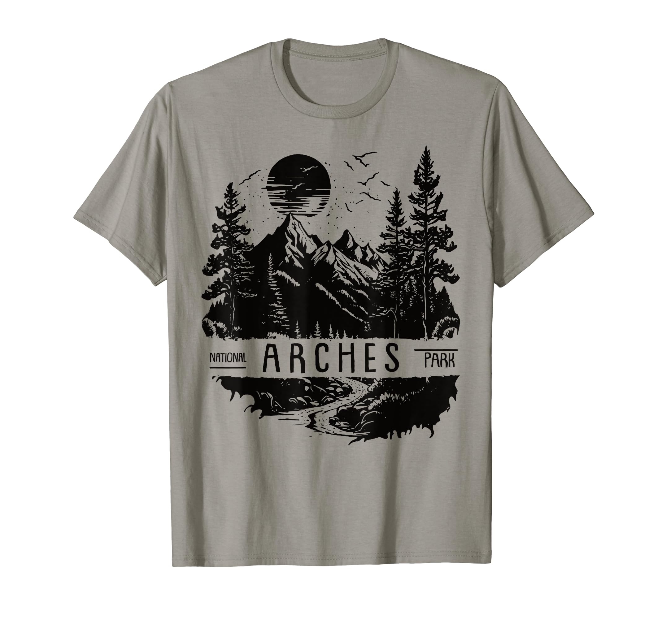 Arches National Park Us Arches T-Shirt - Minimalist Print for Adults - T-Shirt, Sweatshirt, Hoodie