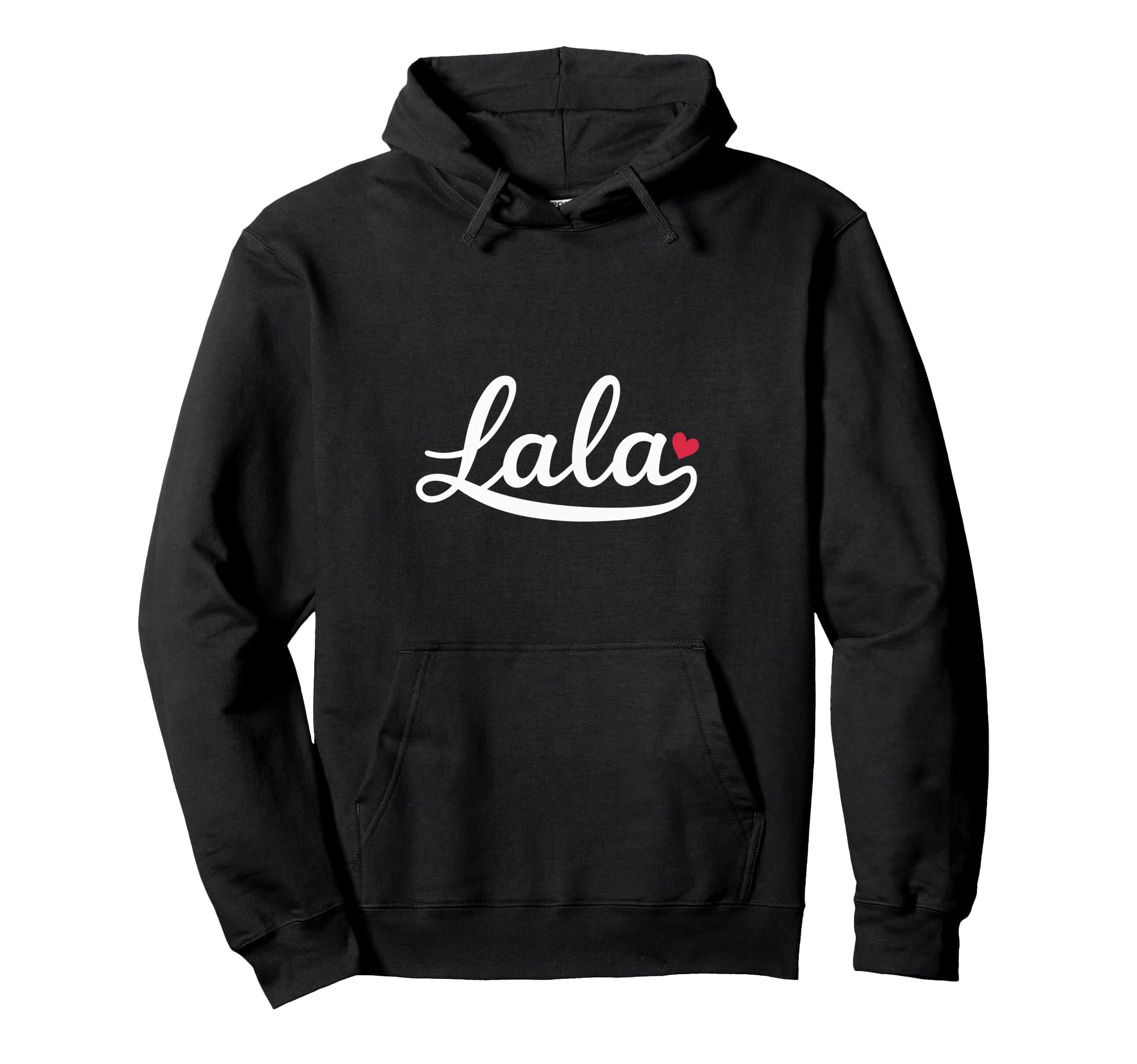 Lala Love Heart Grandma Family Names Hoodie - Unique Graphic for Adults - T-Shirt, Sweatshirt, Hoodie