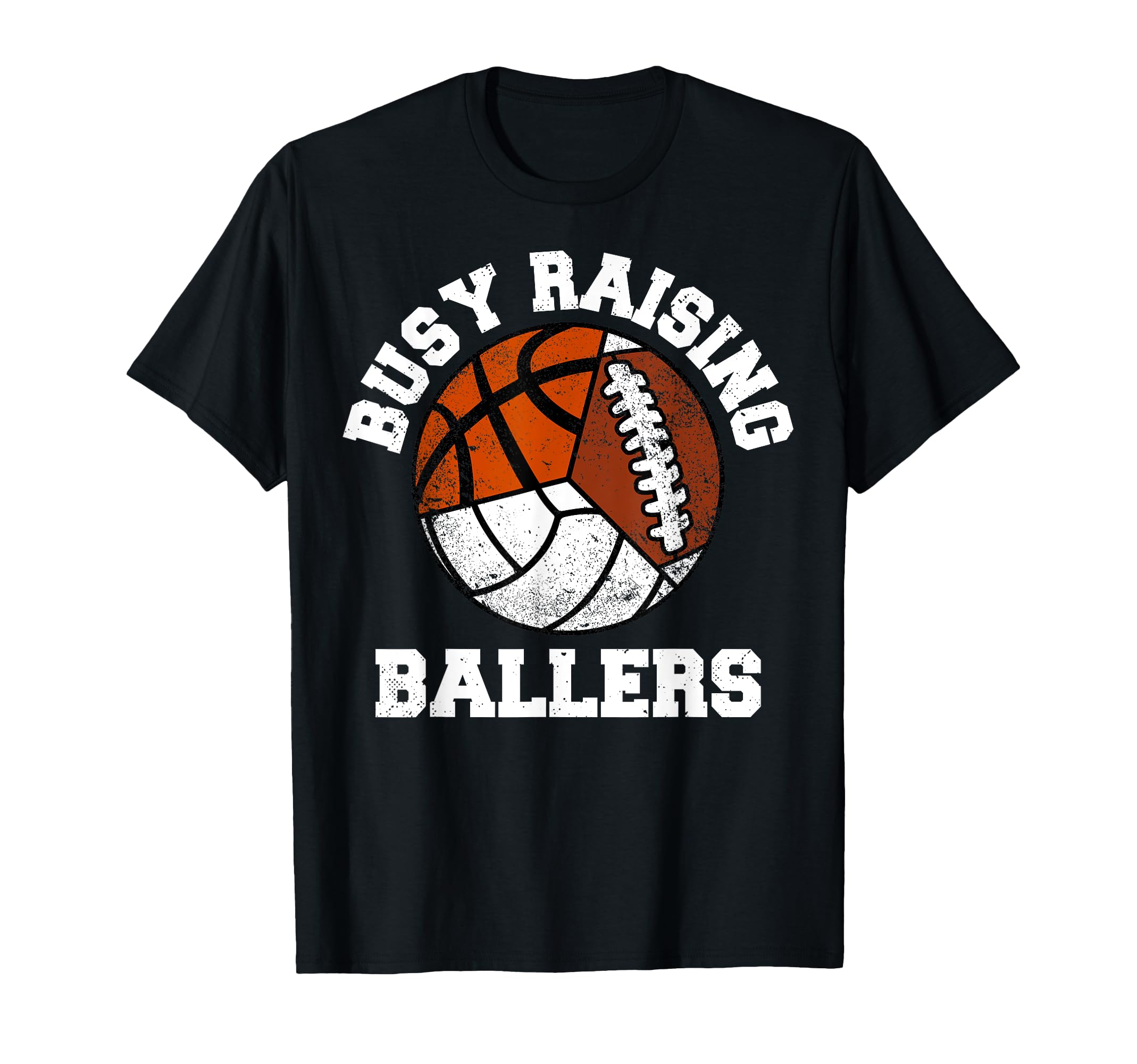 Busy Raising Ballers Volleyball T-Shirt - Casual Everyday Wear Unisex - T-Shirt, Sweatshirt, Hoodie