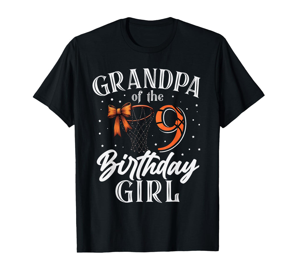 G Pa Nine 9Th Birthday Basketball Bday T-Shirt - Streetwear Style Unisex - T-Shirt, Sweatshirt, Hoodie
